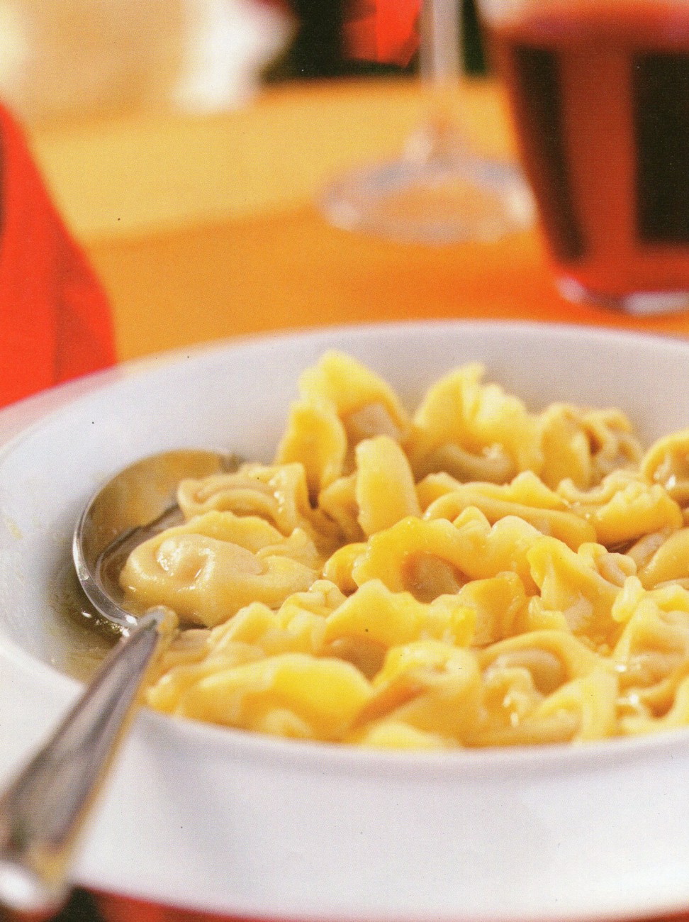 Tortellini σε ζωμό κότας