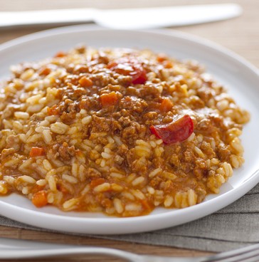 Risoto al ragu di carne