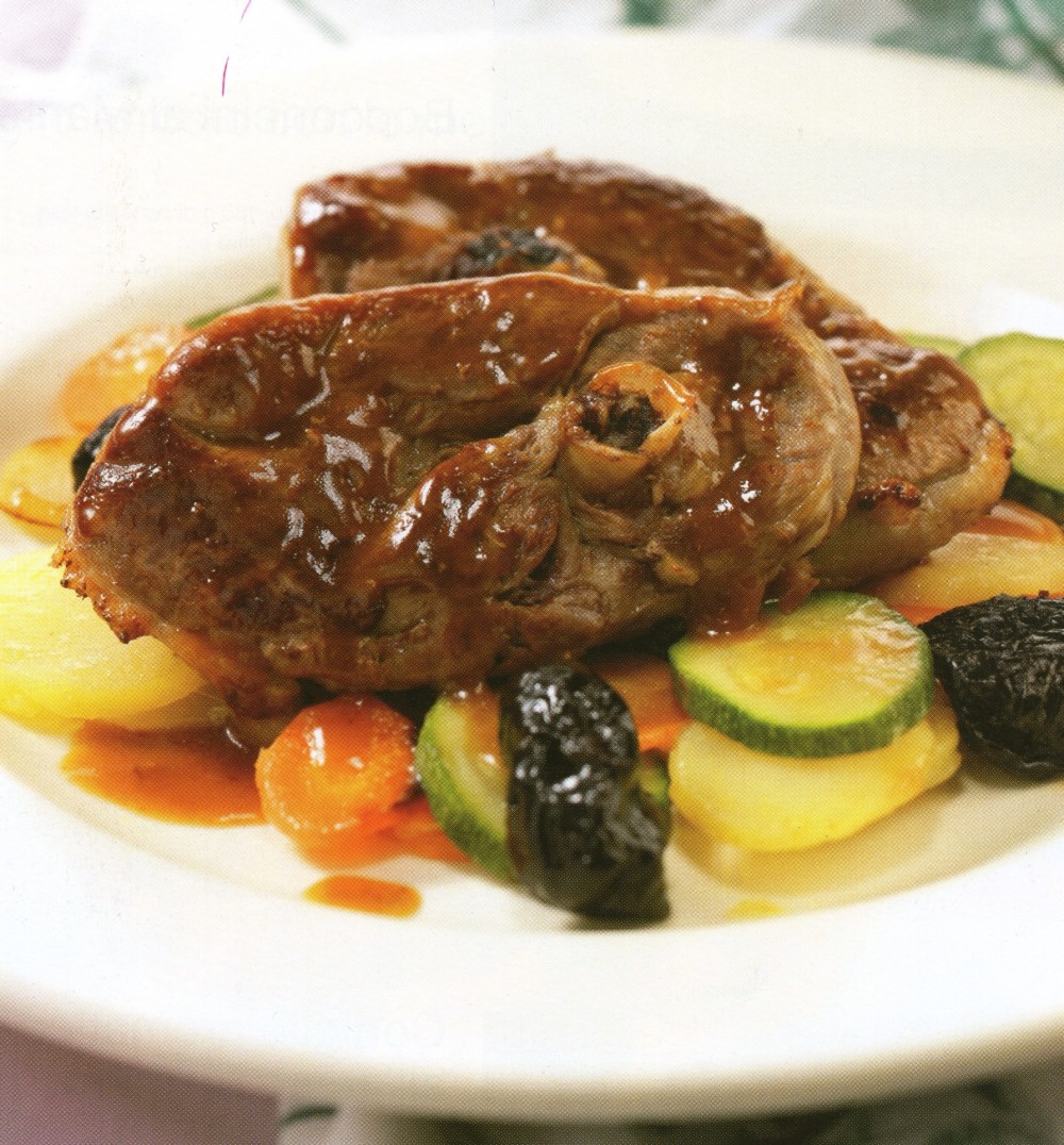 Αρνί με ratatouille λαχανικών