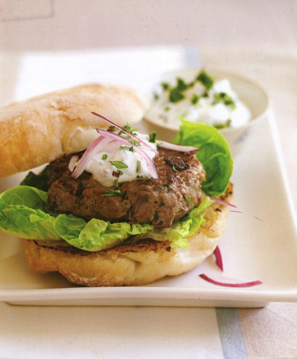 Hamburger σουβλάκι