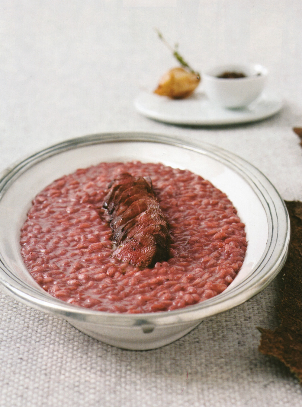 Ριζότο με κρασί και φιλέτο λαγού