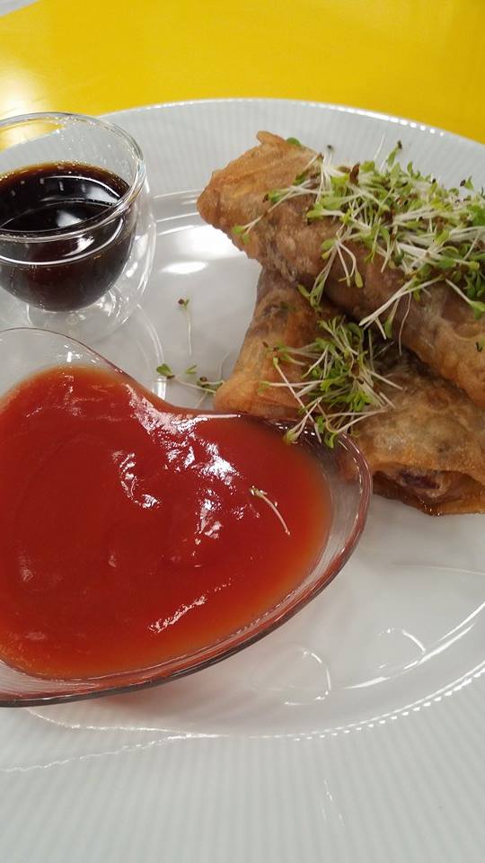 Spring rolls με φύλλο κρούστας και λαχανικά
